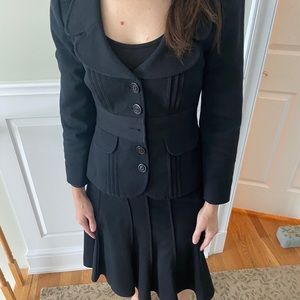 Nanette Laporte black size 2 suit